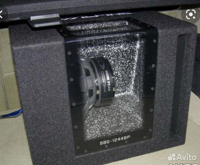 Сабвуфер Alpine SBG-1244BP