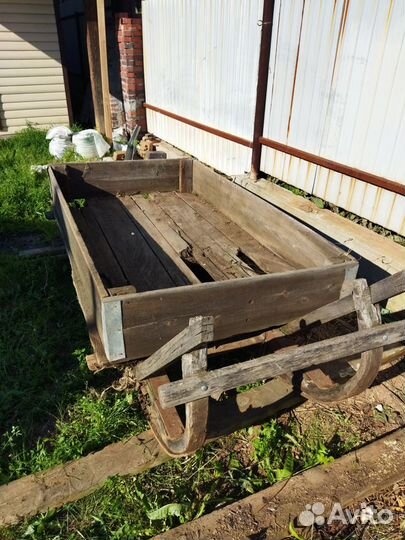 Сани для лошади и хомут