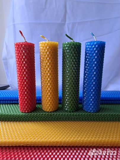 Свечи восковые ручной работы