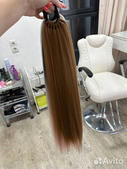 Хвост на резинке, афрохвост на резинке