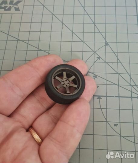 Диски в масштабе 1/24 rays Volk Racing TE37 (19)