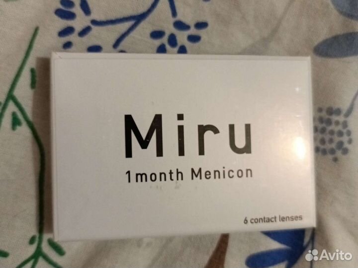 Линзы контактные -4,25