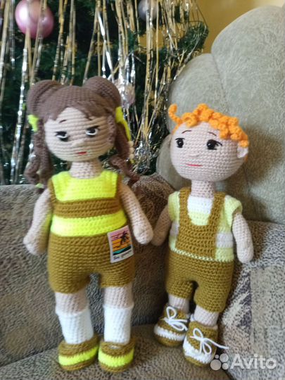 Вязаные игрушки ручной работы
