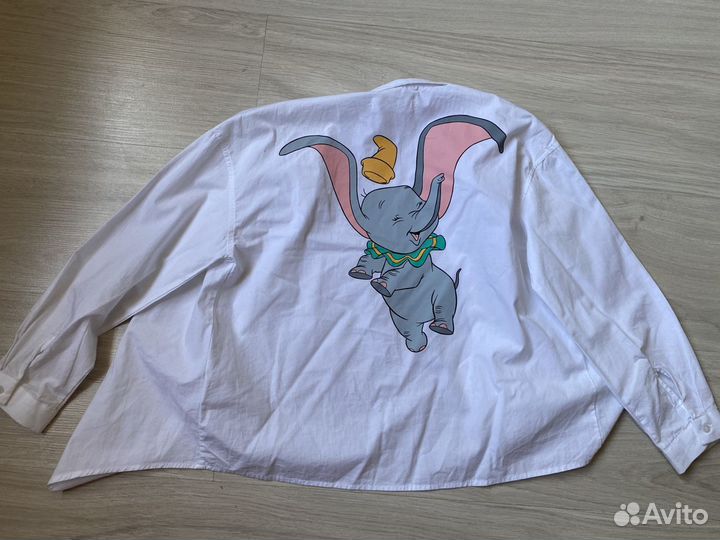 Рубашка белая zara 128