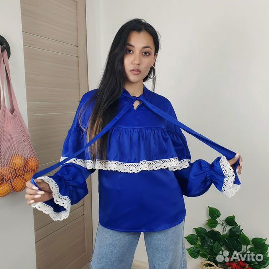 Блузка с кружевом MS