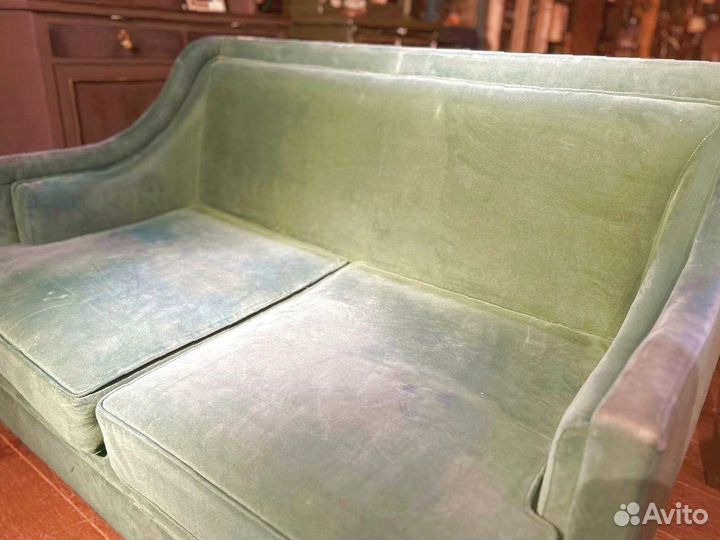 Диван велюр бирюзовый