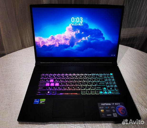 Игровой ноутбук MSI Katana 17