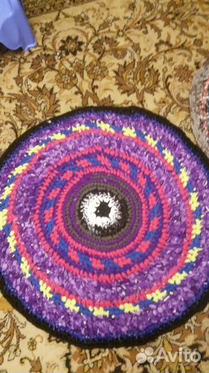 Вязаные коврики