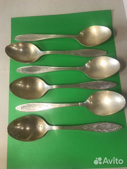 Мельхиоровые ложки (лот) СССР