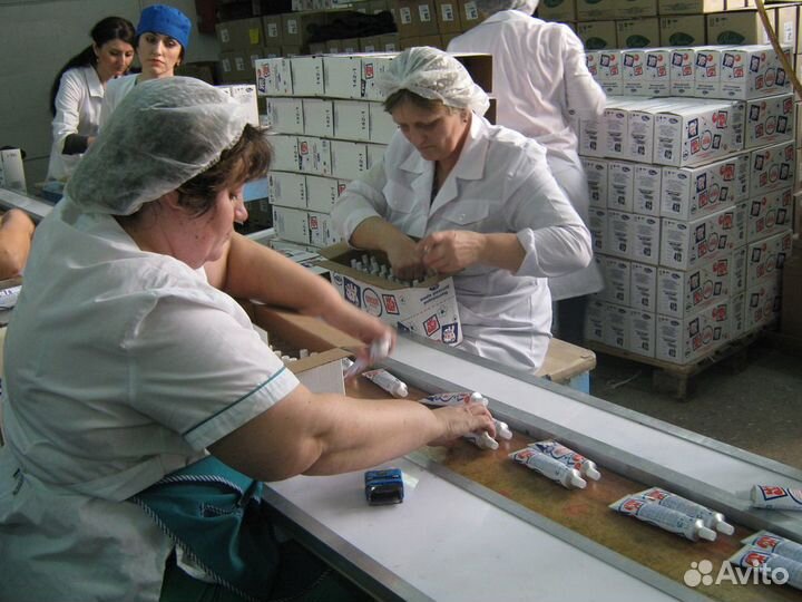 Упаковщик/ца 2700 смена+обед