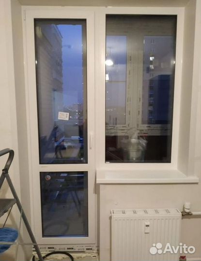 Окна пластиковые алюминиевые