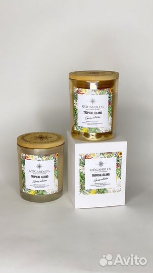 Ароматическая свеча Тропический Остров