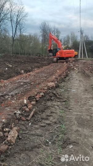 Услуги гусеничного экскаватора