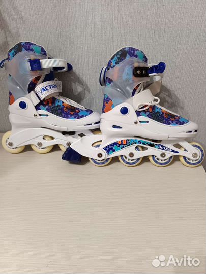 Роликовые коньки детские раздвижные