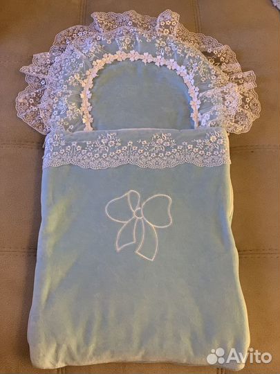 Конверт на выписку для мальчика лето-осень