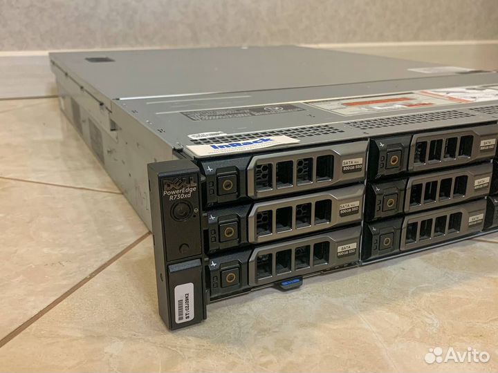 Сервер Dell R730xd 12LFF 2x E5-2623v4 16GB