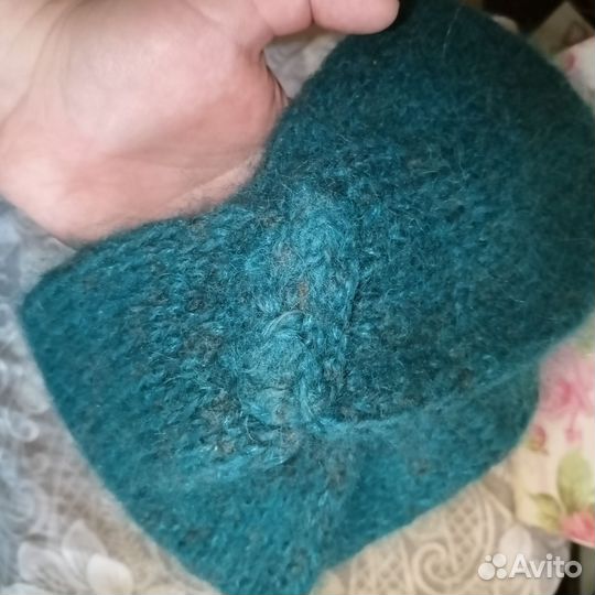 Повязка на голову вязаная