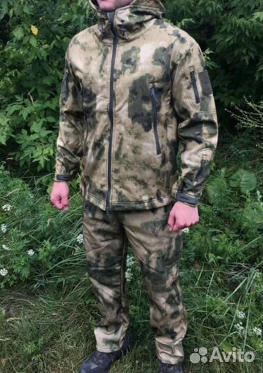 Тактический демисизонный костюм Softshell