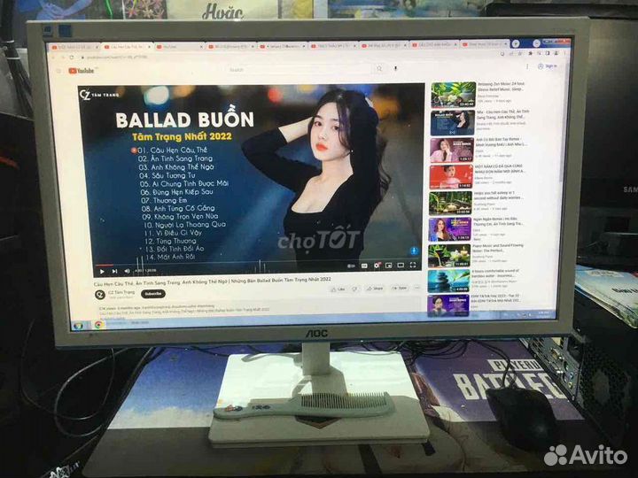 Toнкий Аoc-Ips 24