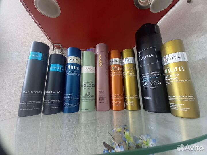 Шампуни,маски оттеночные,уходы для волос от эстель
