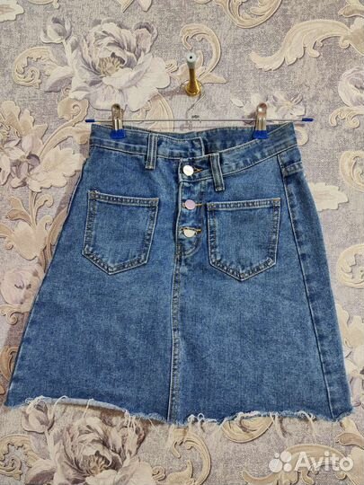 Юбка джинсовая