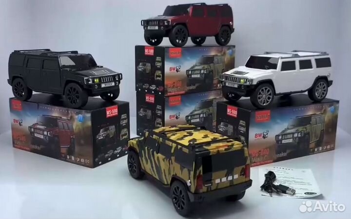 Колонка hummer bluetooth + FM радио Новая