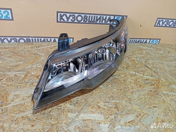 Фара левая Kia Cerato (09-12г) седан черная М/К