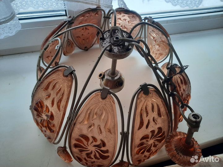 Люстра ретро винтаж СССР