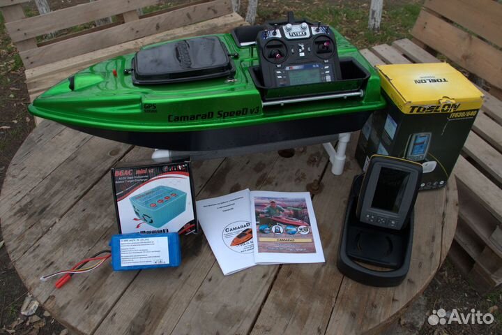 Прикормочный кораблик ультра грин автопилот,TF640