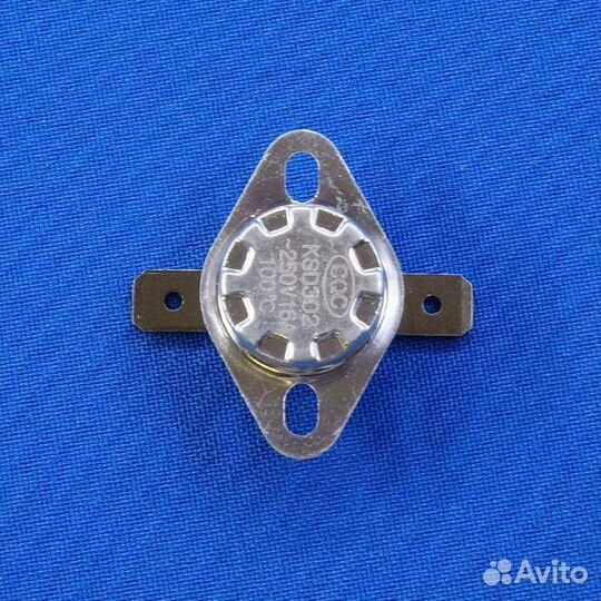 Термостат таблетка KSD302 100С 16 A