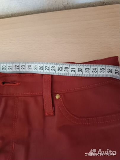 Кожаные брюки женские 46 48