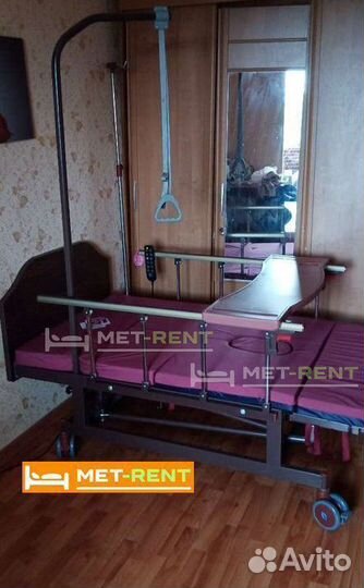 Кровать для лежачих больных +электротуалет+матрас