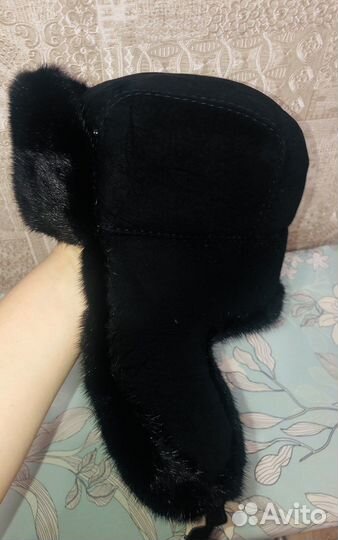 Норковая шапка мужская