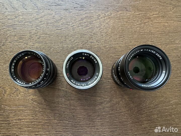 Summilux 50/1.4 и Zeiss Sonnar 50/1.5 на Лейку