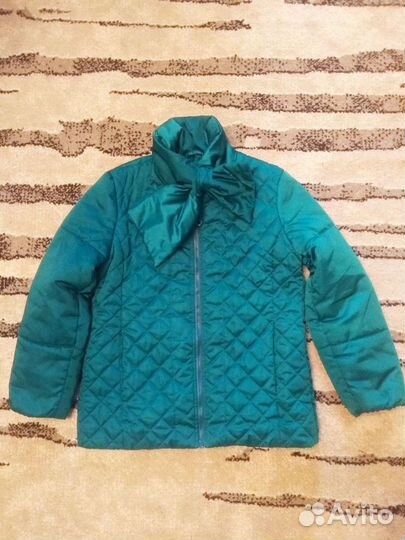 Куртка для девочки школьная 128