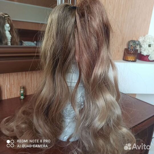 Хвост, парик, пряди, шиньоны, заколки