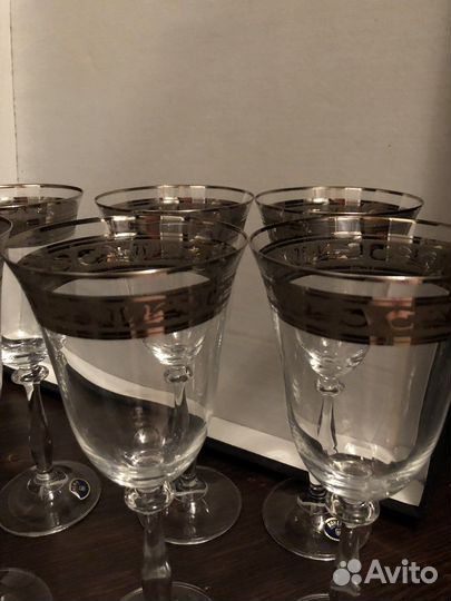 Бокалы для вина новый набор Богемия