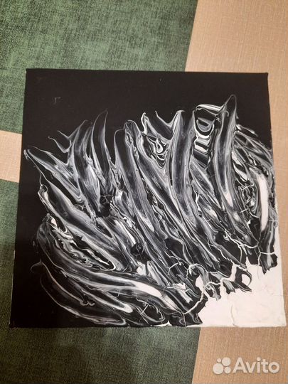 Интерьерная картина текстурная абстракция