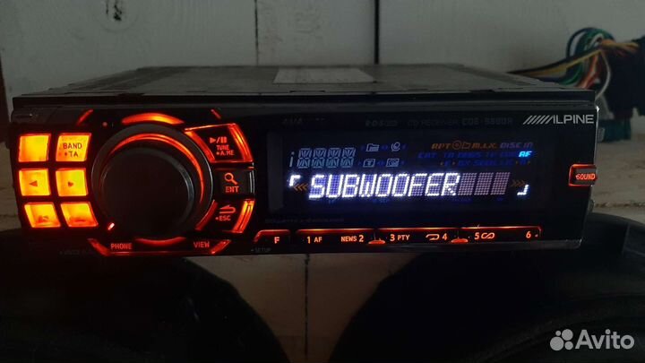 Магнитола 1din alpine cde-9880r