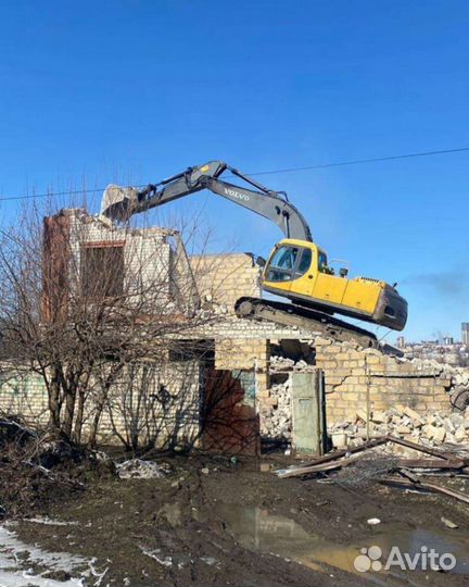 Снос дома, демонтаж дома