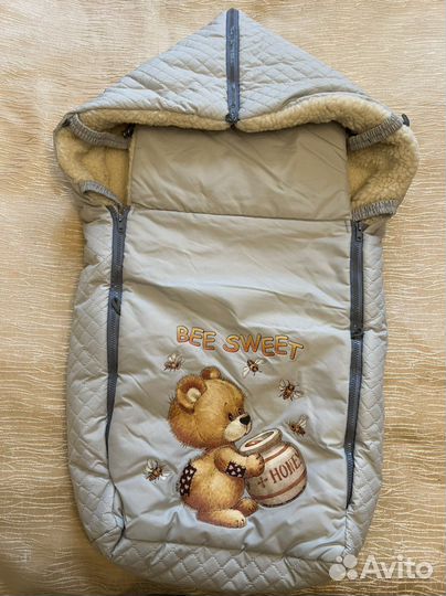 Зимний конверт в коляску