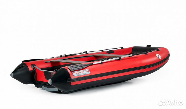 Лодка mishimo rapid 360 PRO (Красно-черный)