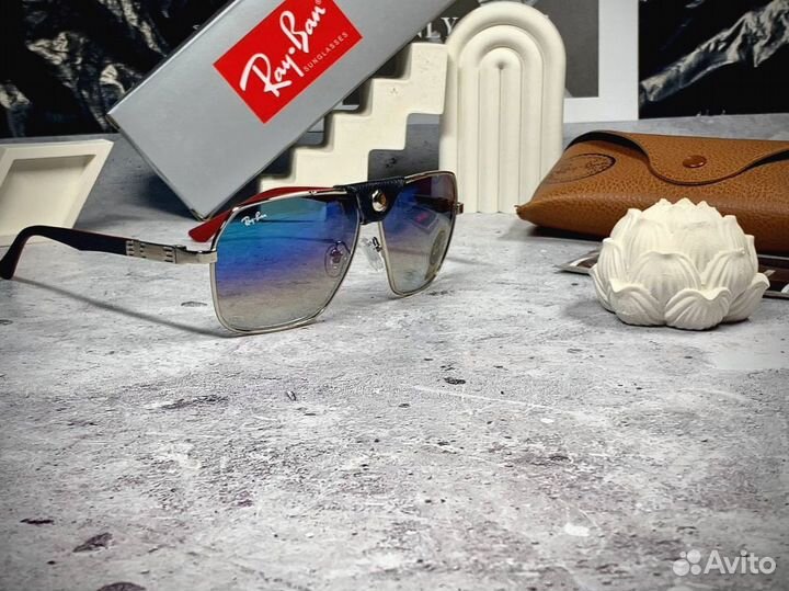 Очки Ray ban Aviator градиент