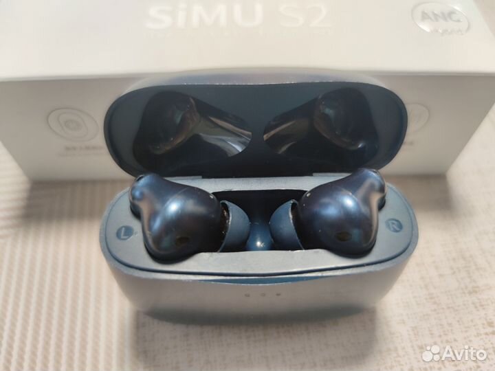 Беспроводные наушники baseus simu s2