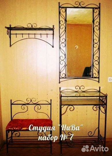 Кованое зеркало №10