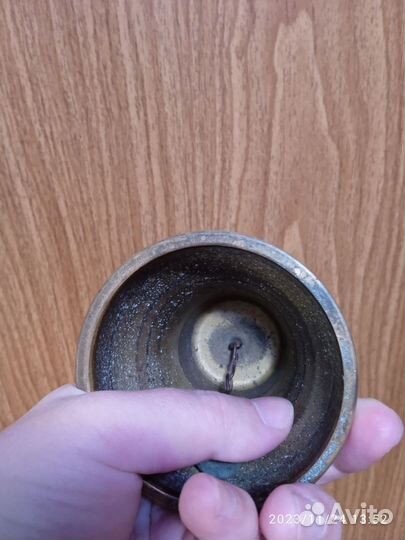 Колокольчик бронзовый, старинный