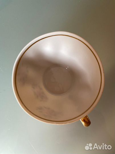 Кофейная пара тонкостенный фарфор