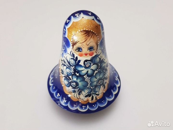 Матрешка СССР снегурочка неваляшка роспись гжель