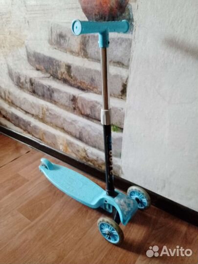 Самокат детский трехколесный бу