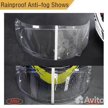 Незапотевающая / антидождь плёнка для визора